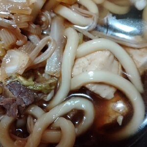 すき焼きうどん